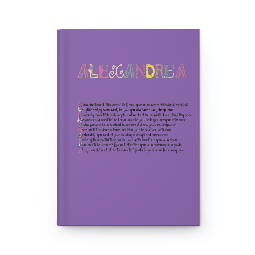 Namesakes Acrostic Poem Hardcover Journal Matte