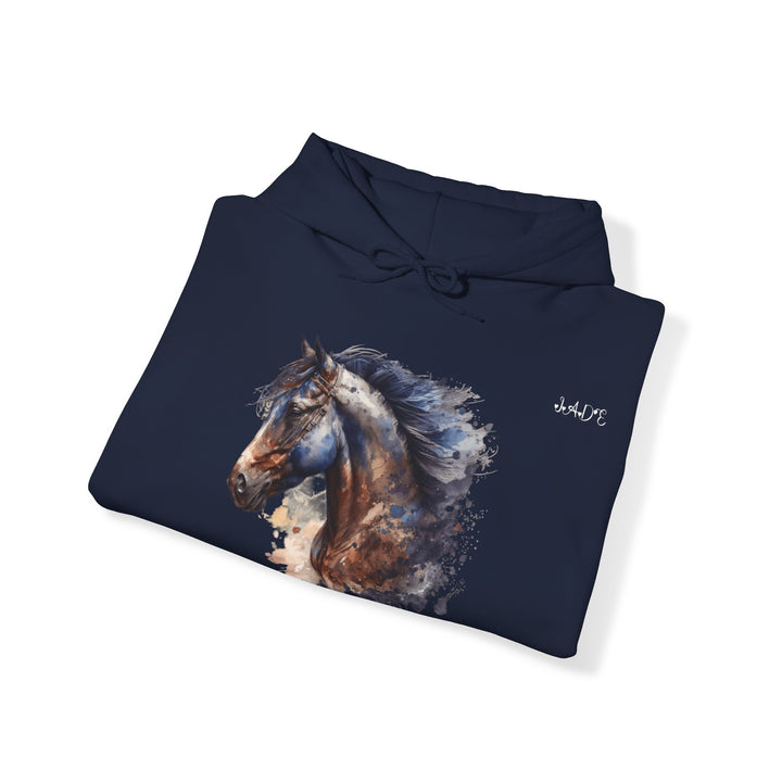 Namesakes, Personalized Acrostic Name Hoodie with Horse Graphic