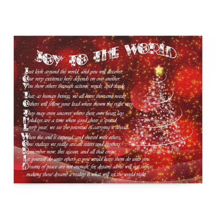 Joy to the World Acrostic Poem Jigsaw Puzzle