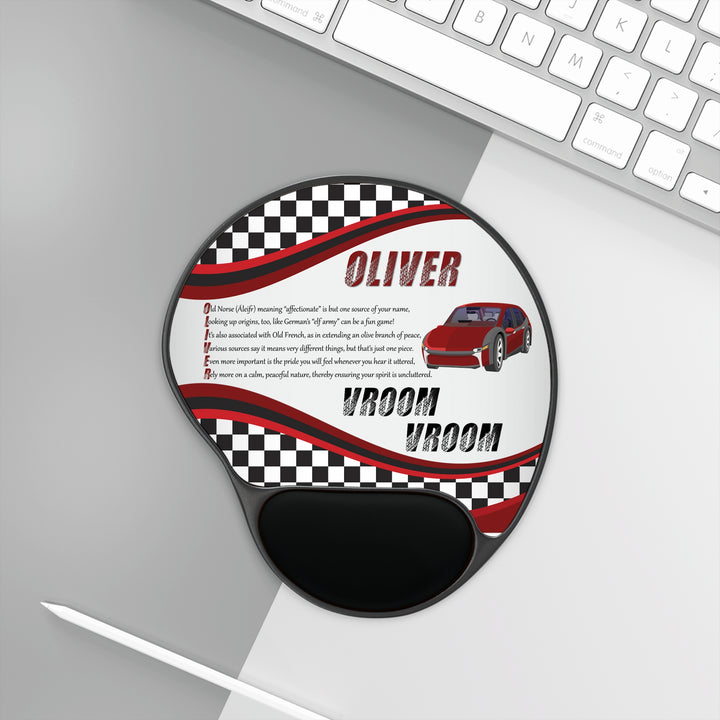Namesakes Mouse Pad With Wrist Rest - Car