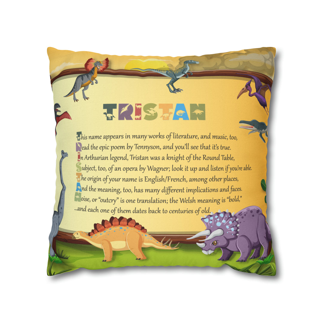Namesakes Pillow Case Cover - Dinosaur Design