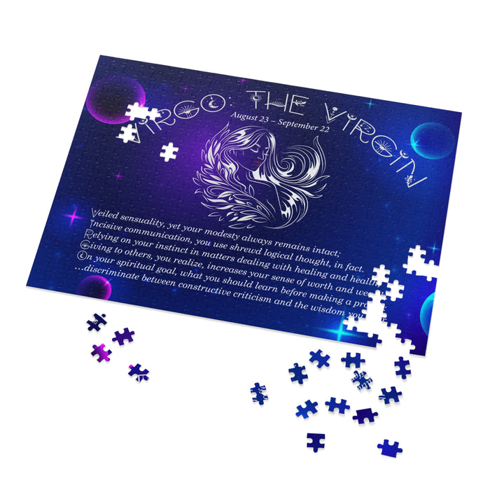 Virgo Acrostic Poem Puzzle - Tin Box