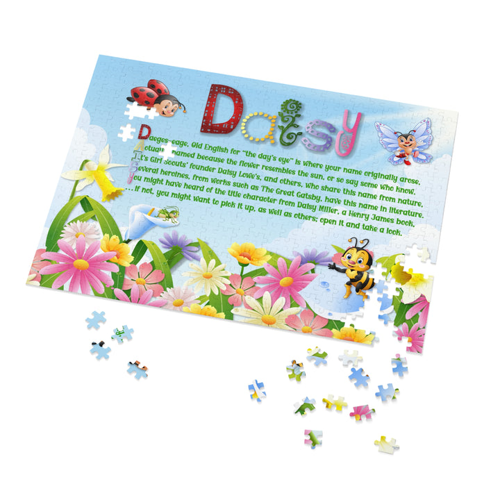 Namesakes Acrostic Poem Jigsaw Puzzle - Flowers