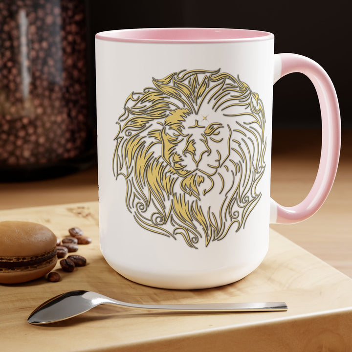 Leo Two-Tone Coffee Mugs - 15oz