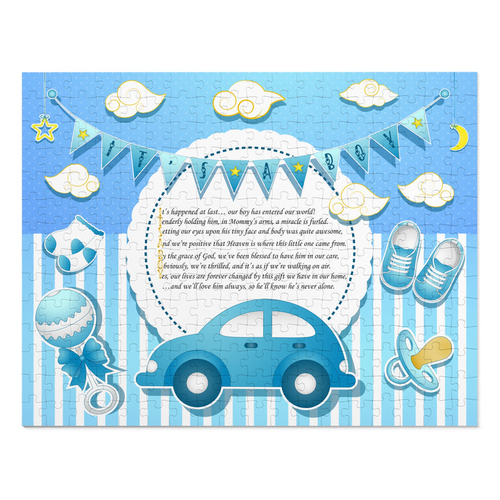 Baby Steps Acrostic Poem Jigsaw Puzzle - It's a Boy