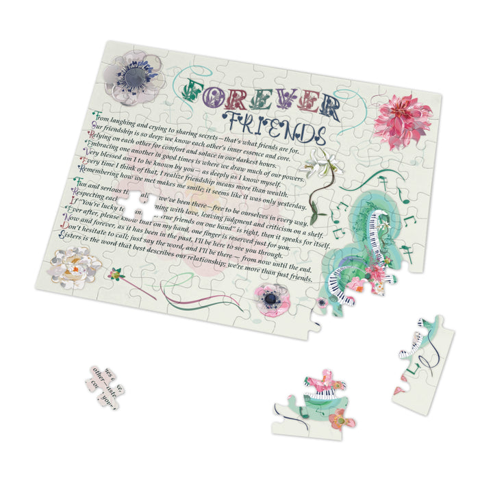 Forever Friends Acrostic Poem Puzzle - Musical - Tin Box