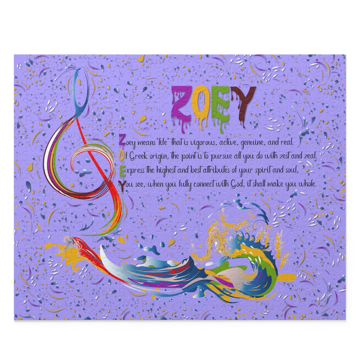 Namesakes Personalized Acrostic Poem Puzzle - Musical Note Design