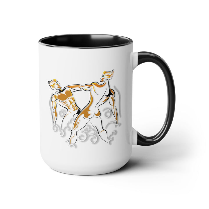 Gemini Two-Tone Coffee Mugs - 15oz