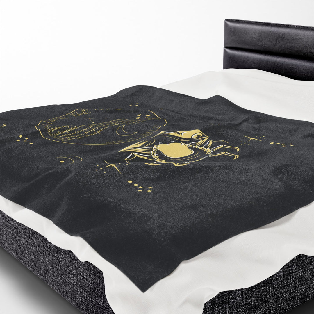 Cancer Acrostic Poem Velveteen Blanket