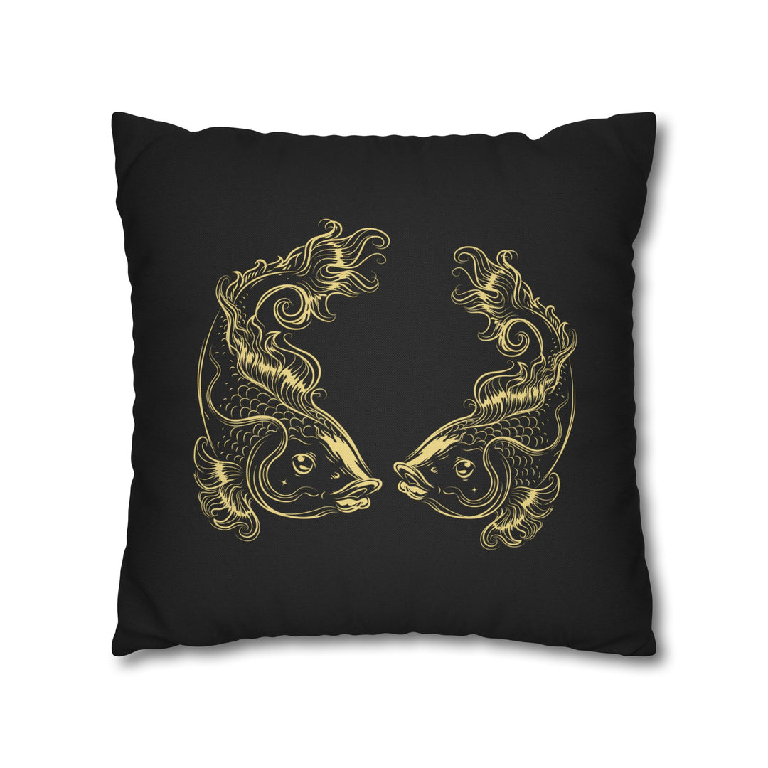 Pisces Acrostic Poem Square Pillow Cover