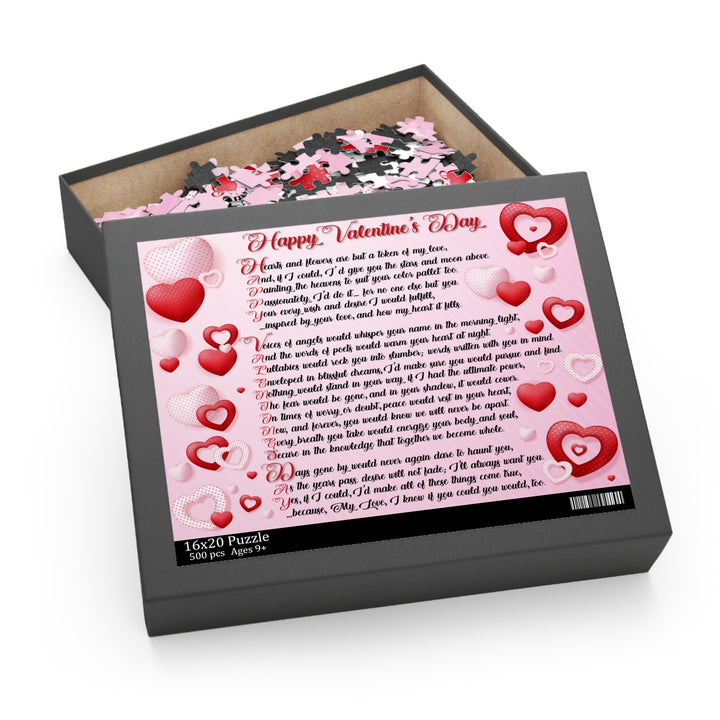 It's Just a Phrase "Happy Valentine's Day" Acrostic Poem Puzzle