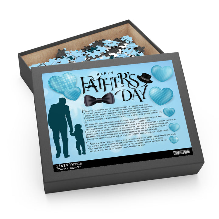 It's Just a Phrase "Happy Father's Day" Acrostic Puzzle for Husband
