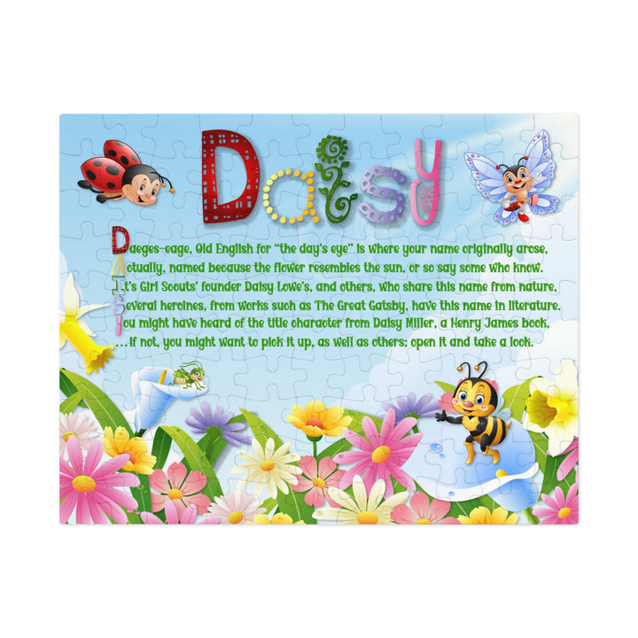 Namesakes Acrostic Poem Jigsaw Puzzle - Flowers