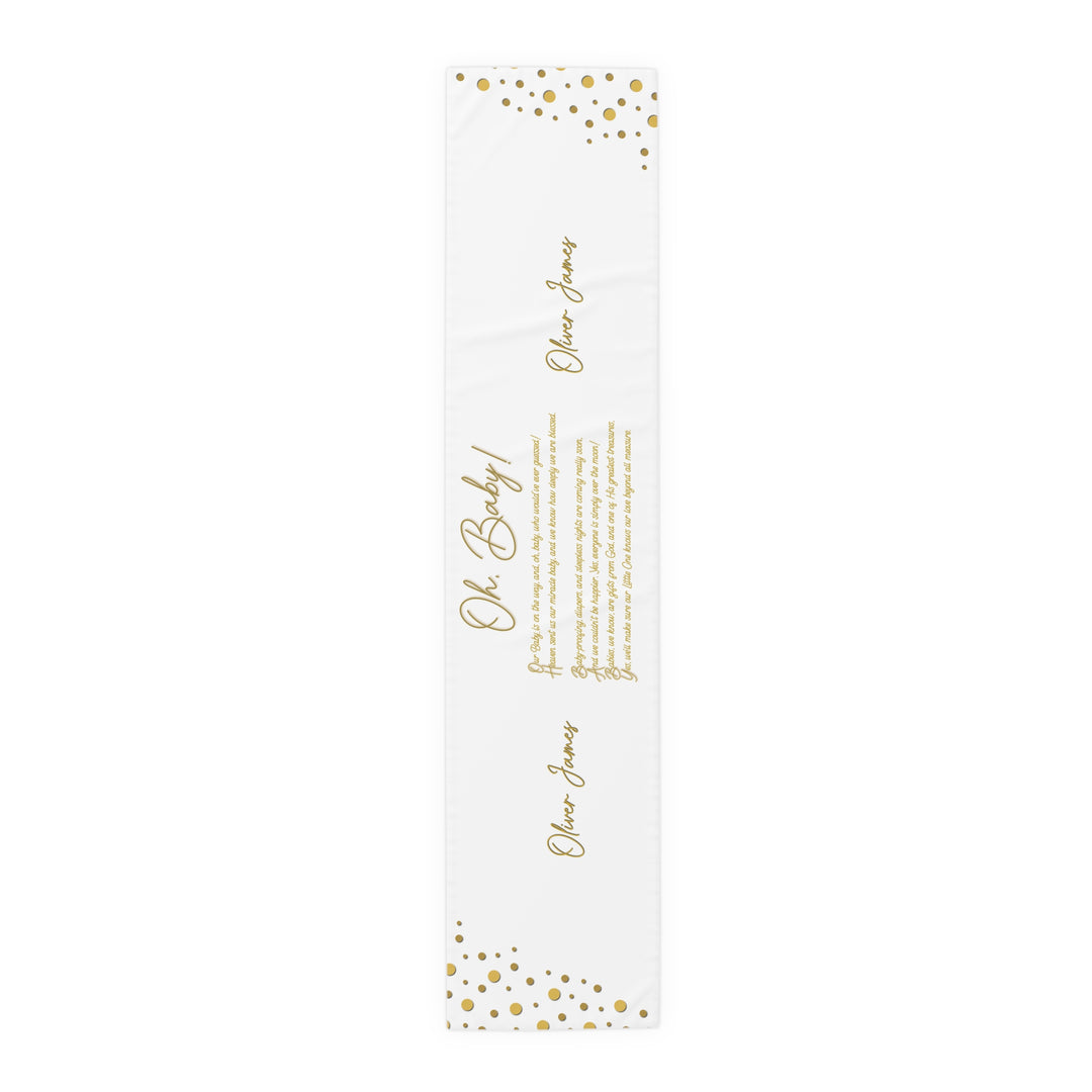 “Oh, Baby” Table Runner - Personalized