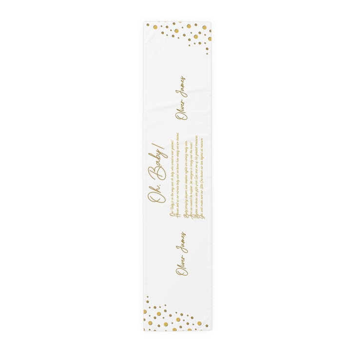 “Oh, Baby” Table Runner - Personalized