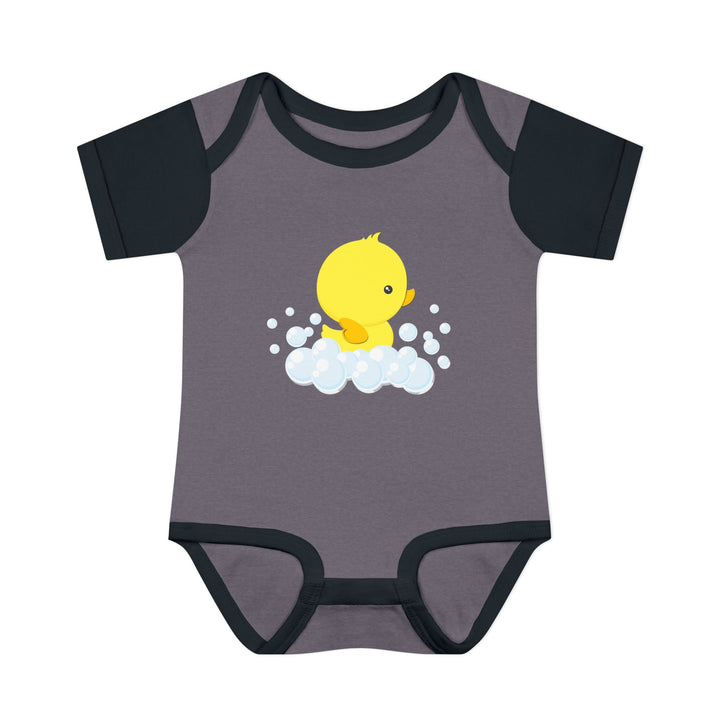 It's a Boy Acrostic Poem Baby Bodysuit - Ducky Design