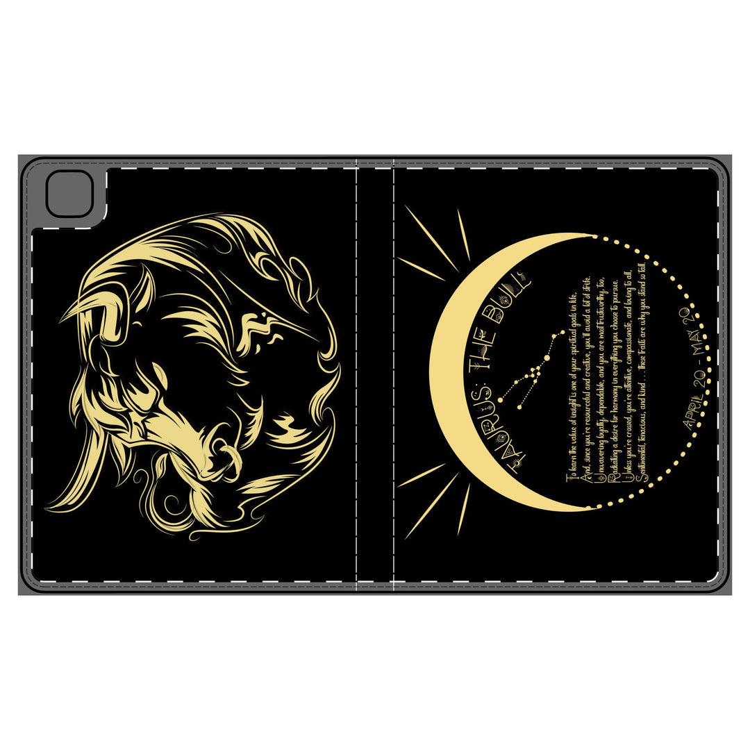 Taurus Acrostic Poem Elegant Tablet Folio Case