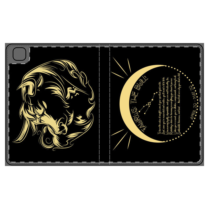 Taurus Acrostic Poem Elegant Tablet Folio Case