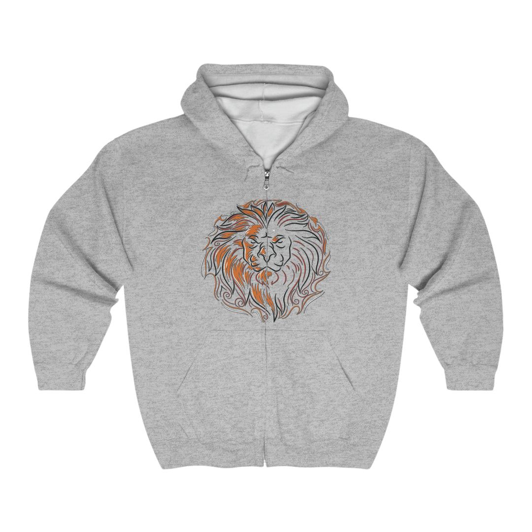 Written in the Stars Unisex Full Zip Hooded Sweatshirt - Leo