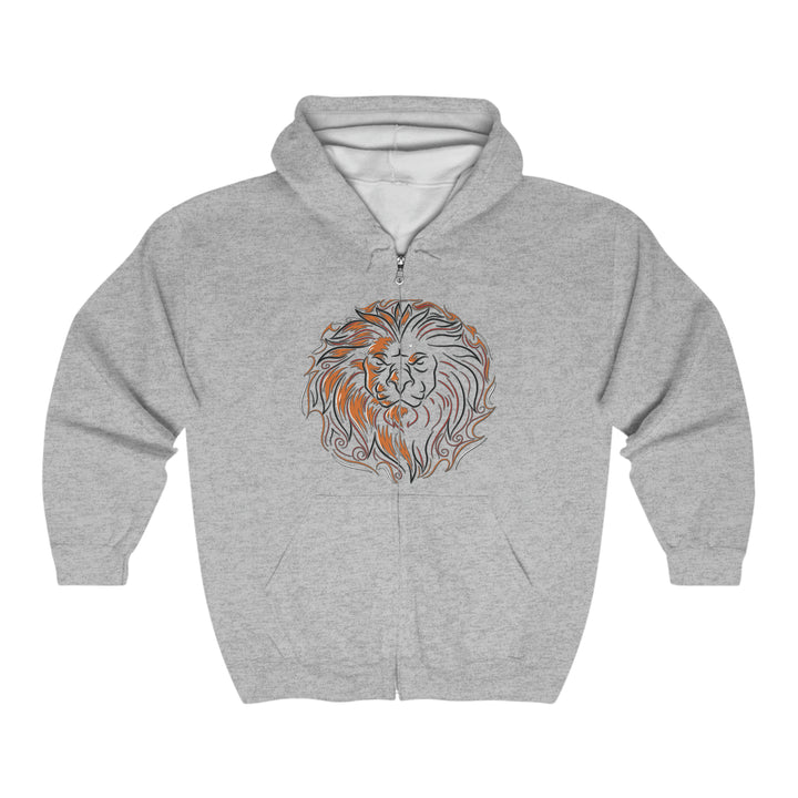 Written in the Stars Unisex Full Zip Hooded Sweatshirt - Leo