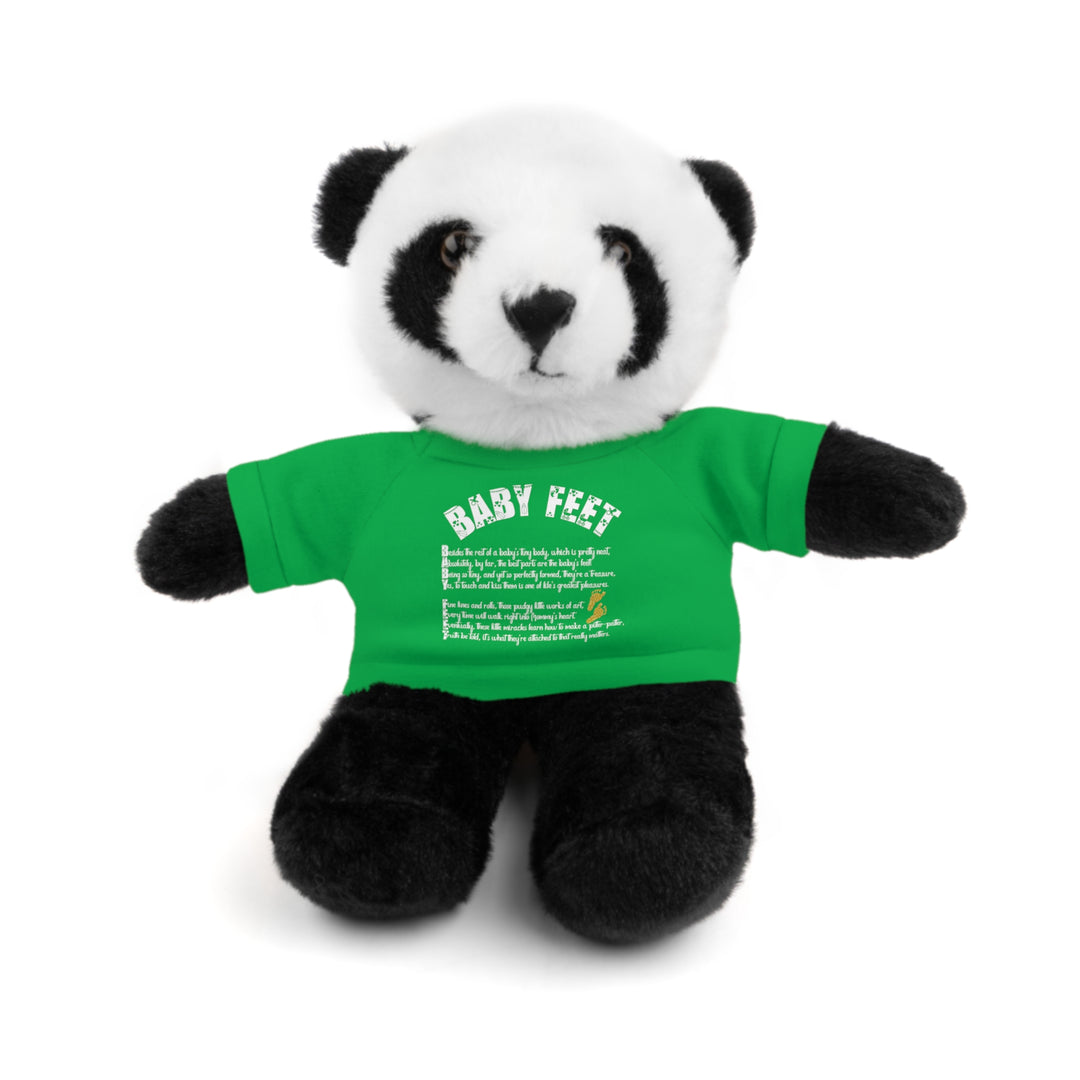 Baby Steps Stuffed Animals with Tee - Baby Feet - Gold Footprints