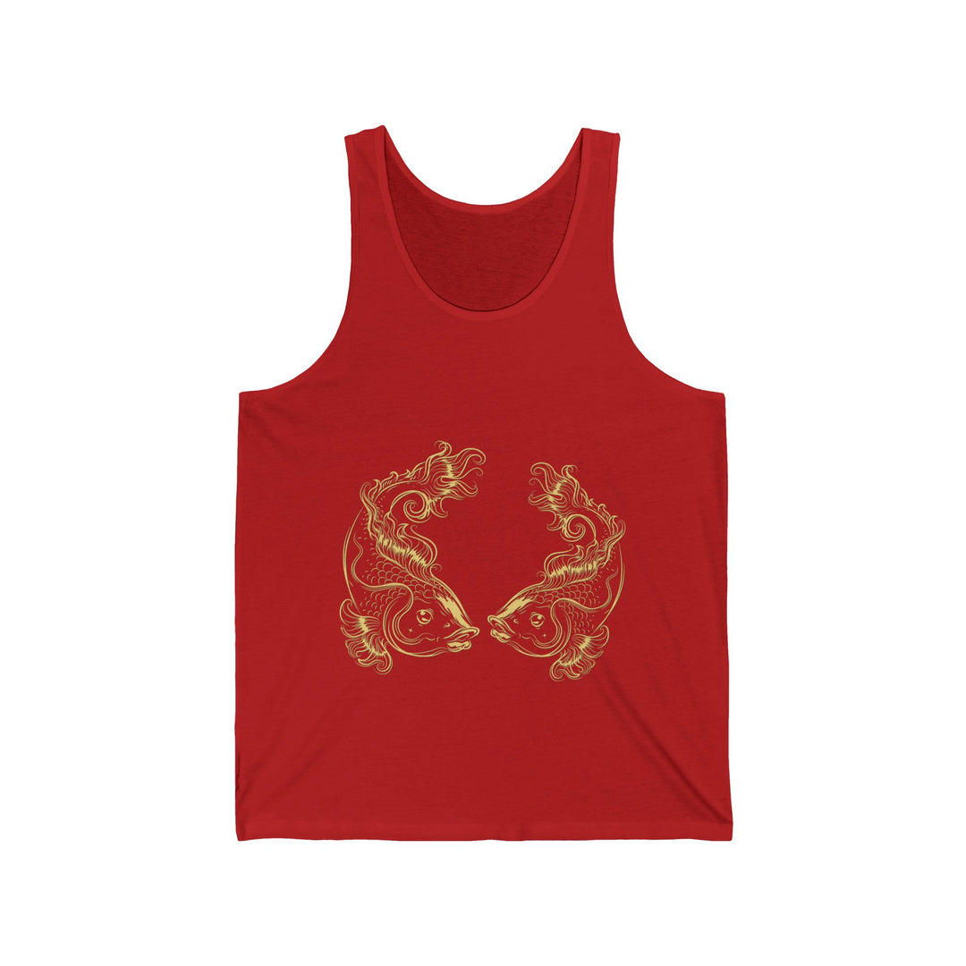 “Pisces” Acrostic Poem Unisex Jersey Tank