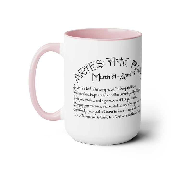 Written in the Stars Two-Tone Coffee Mugs - 15oz - Aries