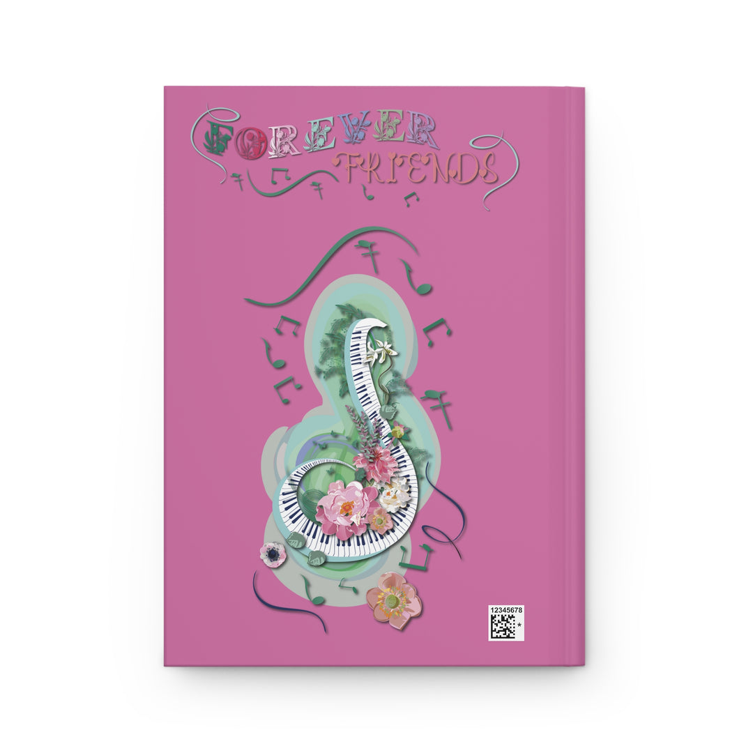 Forever Friends Acrostic Poem Hardcover Journal Matte- Pink