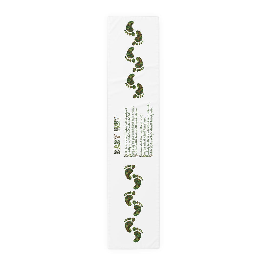 “Baby Feet” Table Runner - Camo