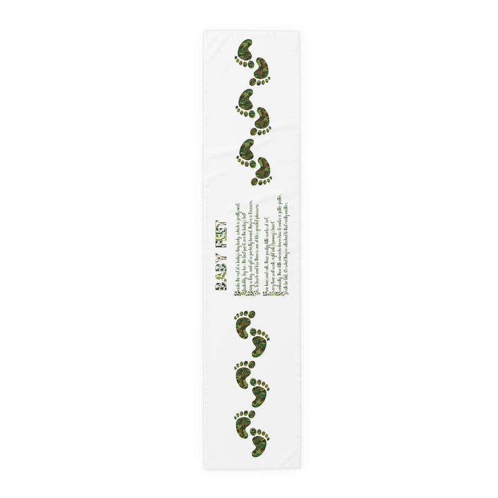 “Baby Feet” Table Runner - Camo