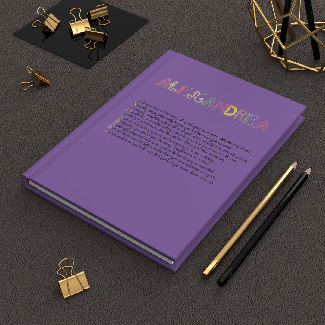 Namesakes Acrostic Poem Hardcover Journal Matte
