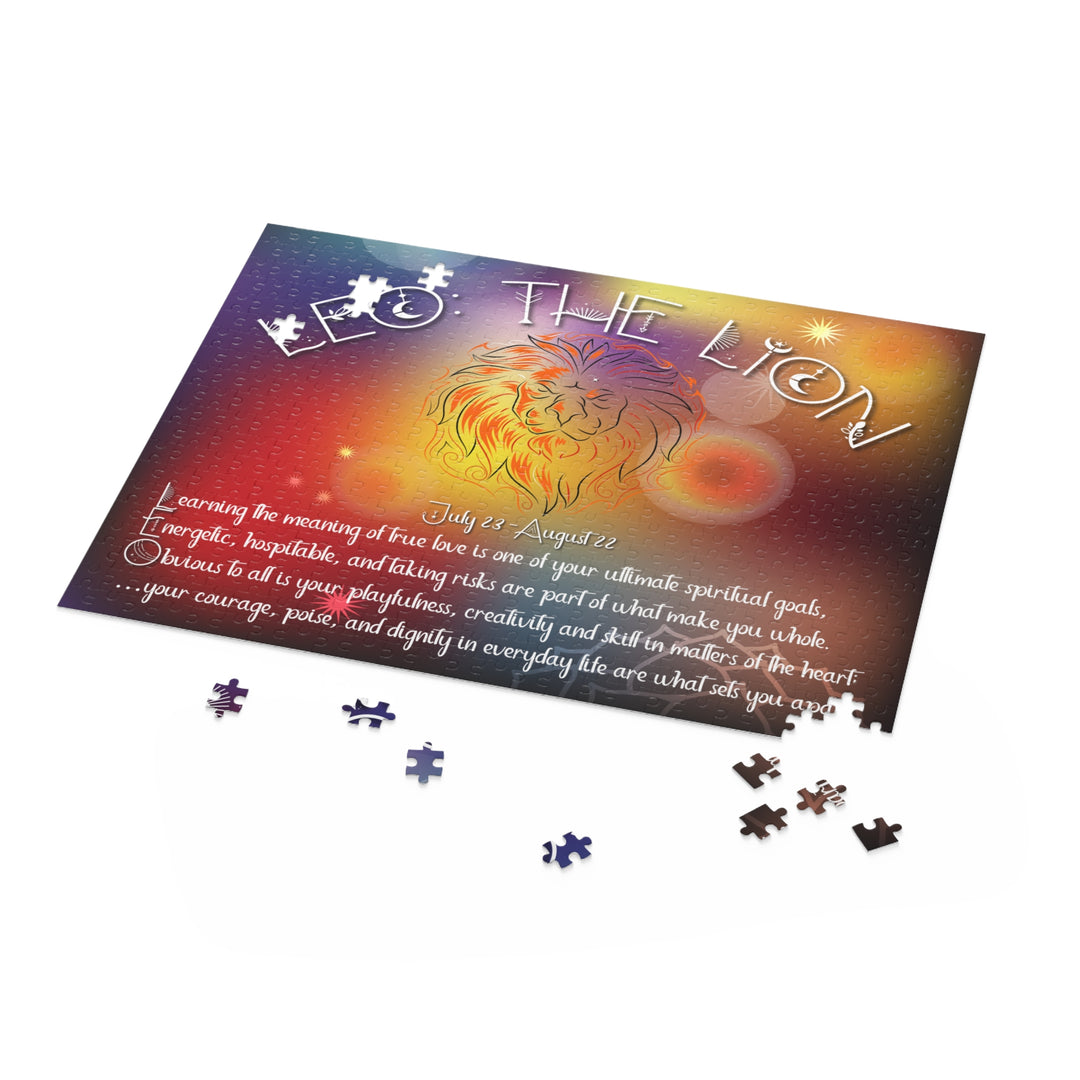 "Leo" Acrostic Poem Horoscope Puzzle - Beams
