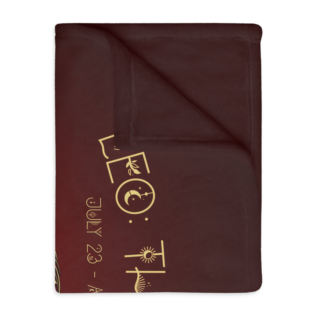 Leo Velveteen Microfiber Blanket (Two-sided print)