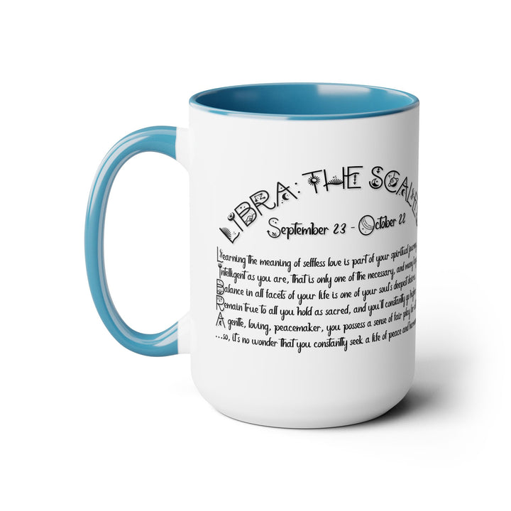 Libra Two-Tone Coffee Mugs - 15oz