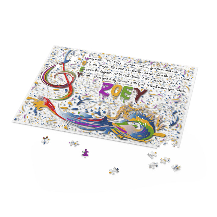 Namesakes Acrostic Poem Name Puzzle - Musical Splash