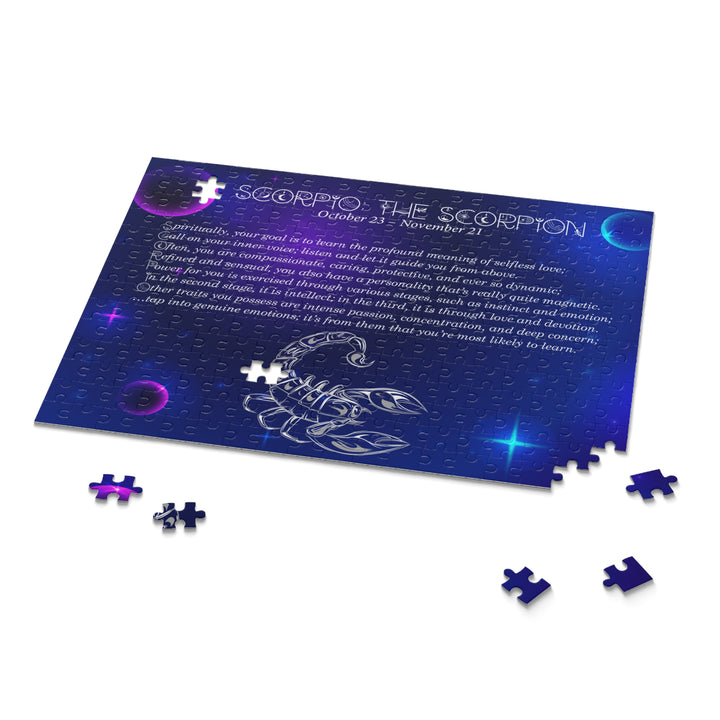 Scorpio Acrostic Poem Puzzle