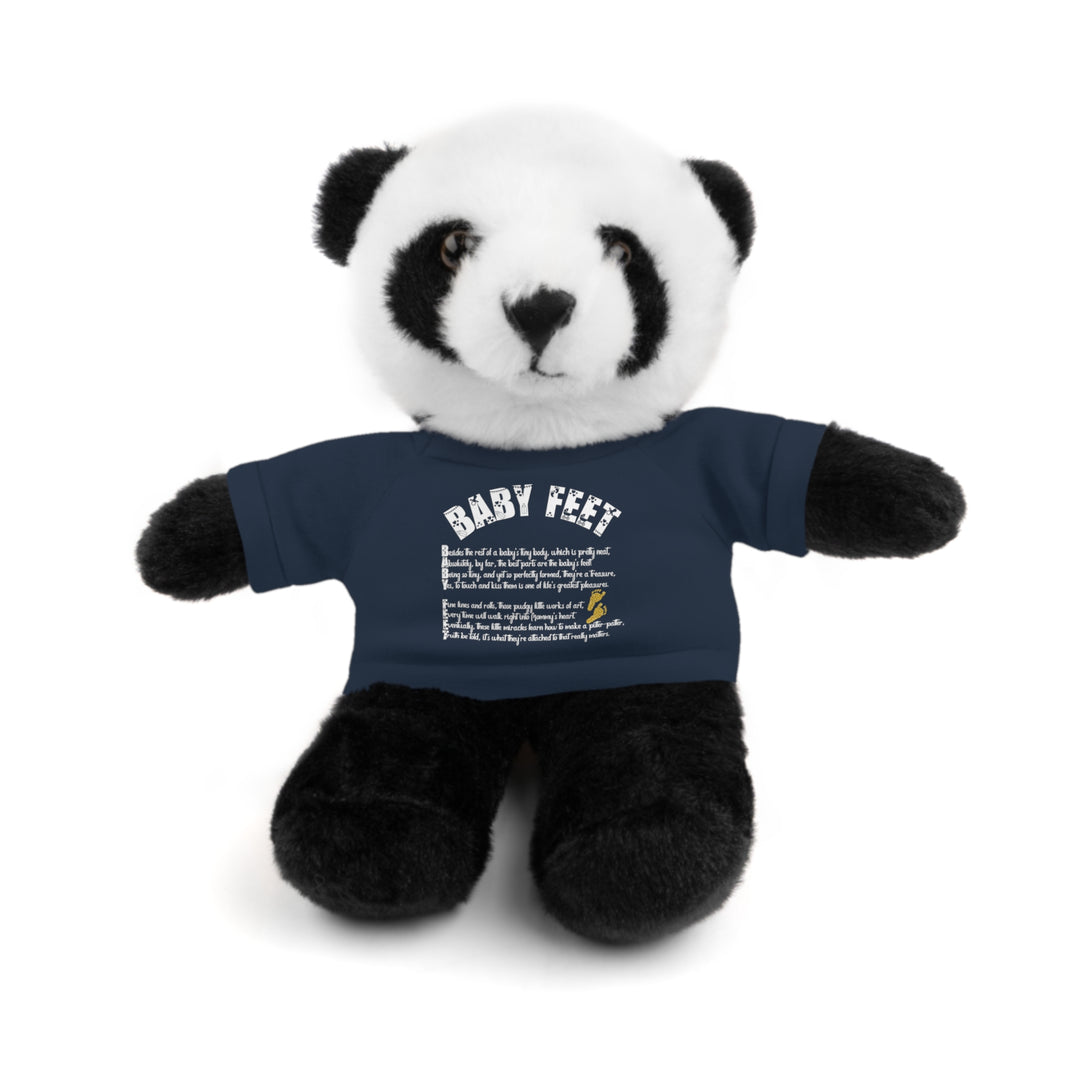 Baby Steps Stuffed Animals with Tee - Baby Feet - Gold Footprints