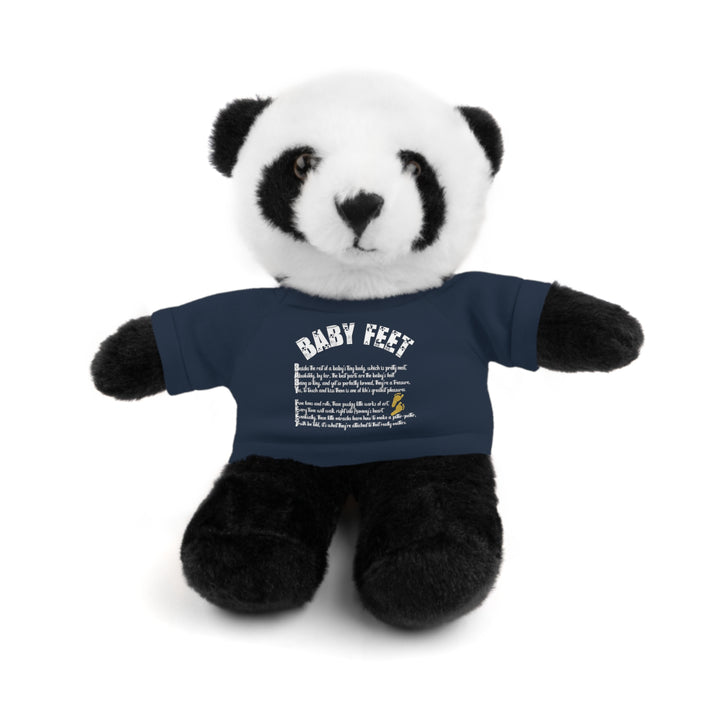 Baby Steps Stuffed Animals with Tee - Baby Feet - Gold Footprints