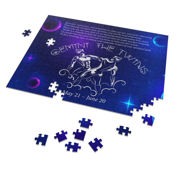 Gemni Acrostic Poem Puzzle - Tin Box