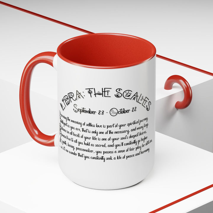 Libra Two-Tone Coffee Mugs - 15oz