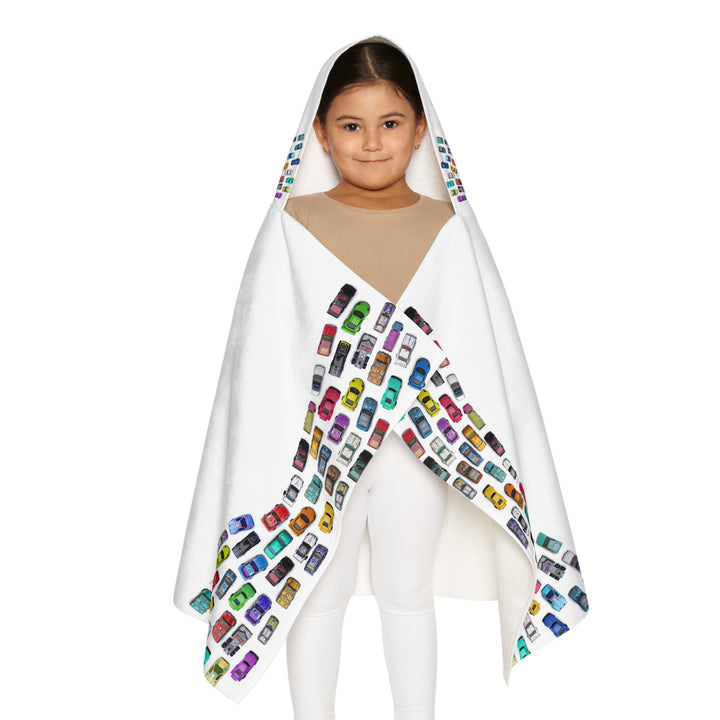 Namesakes Youth Hooded Towel - Toy Cars