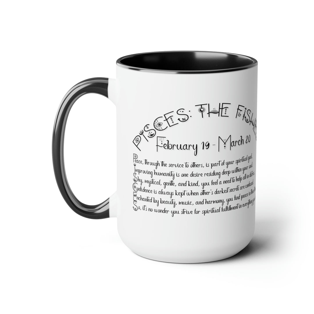 Written in the Stars Two-Tone Coffee Mugs - 15oz - Pisces