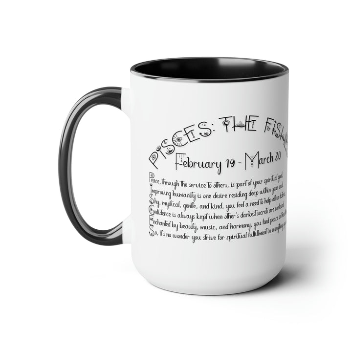Written in the Stars Two-Tone Coffee Mugs - 15oz - Pisces