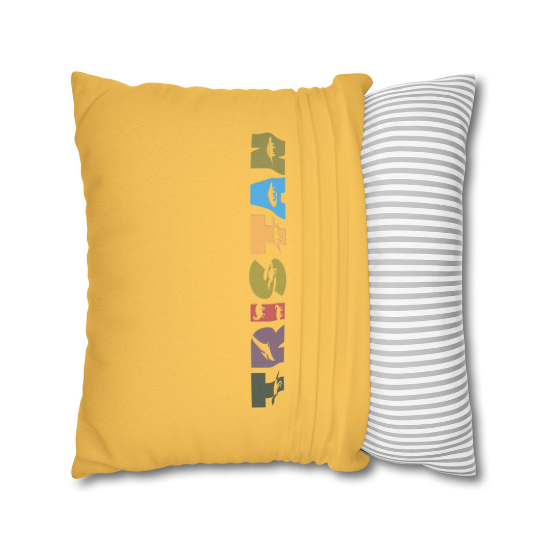 Namesakes Acrostic Poem Pillow Cover - Dinosaur Design
