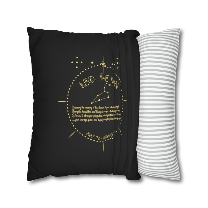 Written in the Stars Pillowcase/Cover Spelling Out "Leo"