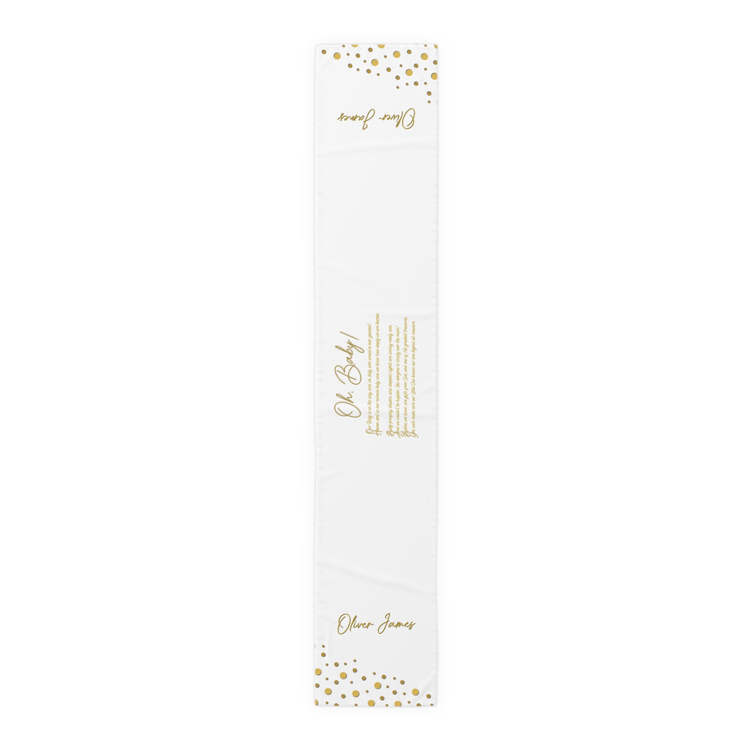 Oh, Baby Table Runner - Personalized