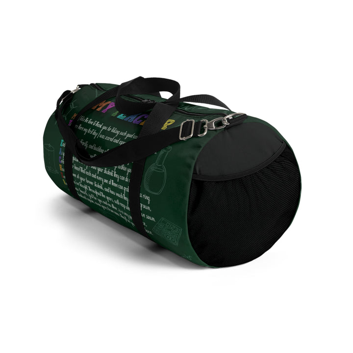 Sweetheart Acrostic Poem Duffel Bag
