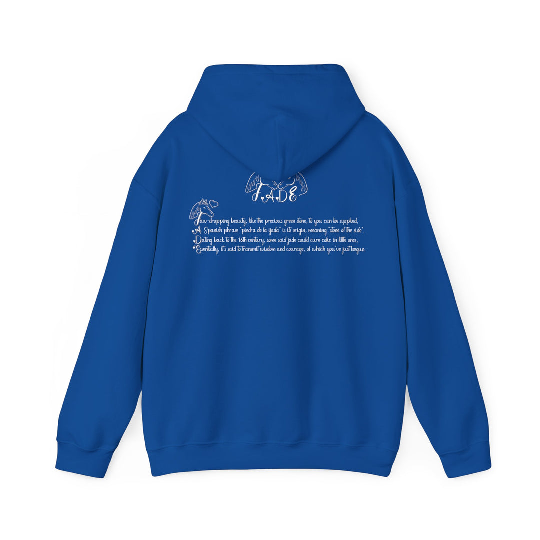 Namesakes, Personalized Acrostic Name Hoodie with Horse Graphic