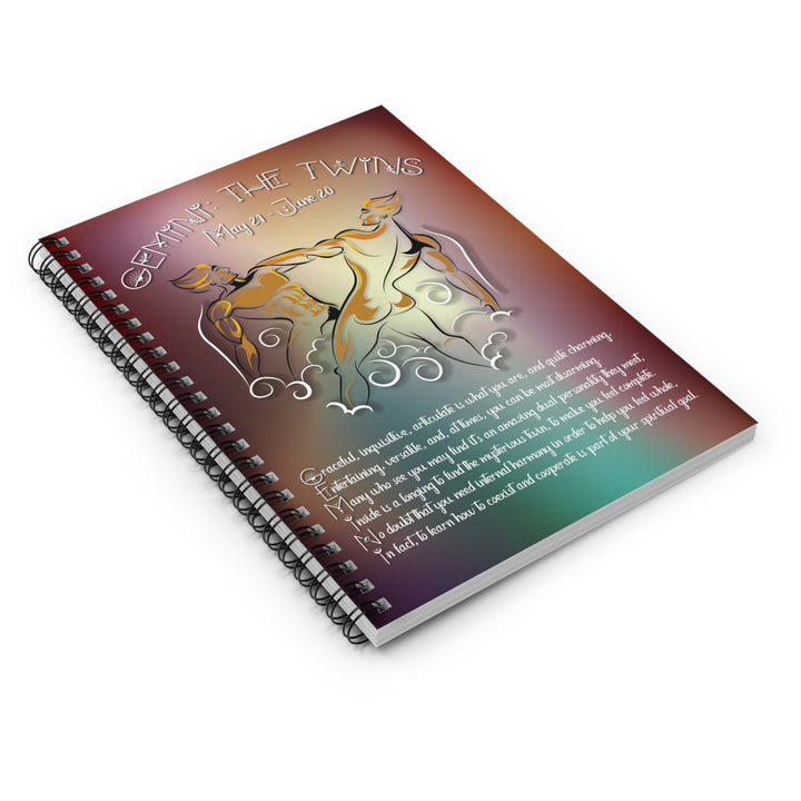 Gemini Acrostic Poem Spiral Notebook