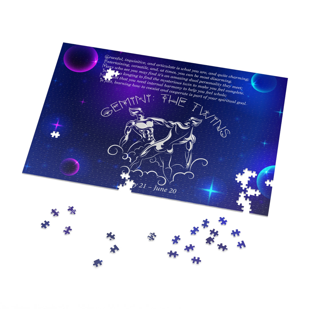 Gemni Acrostic Poem Puzzle - Tin Box